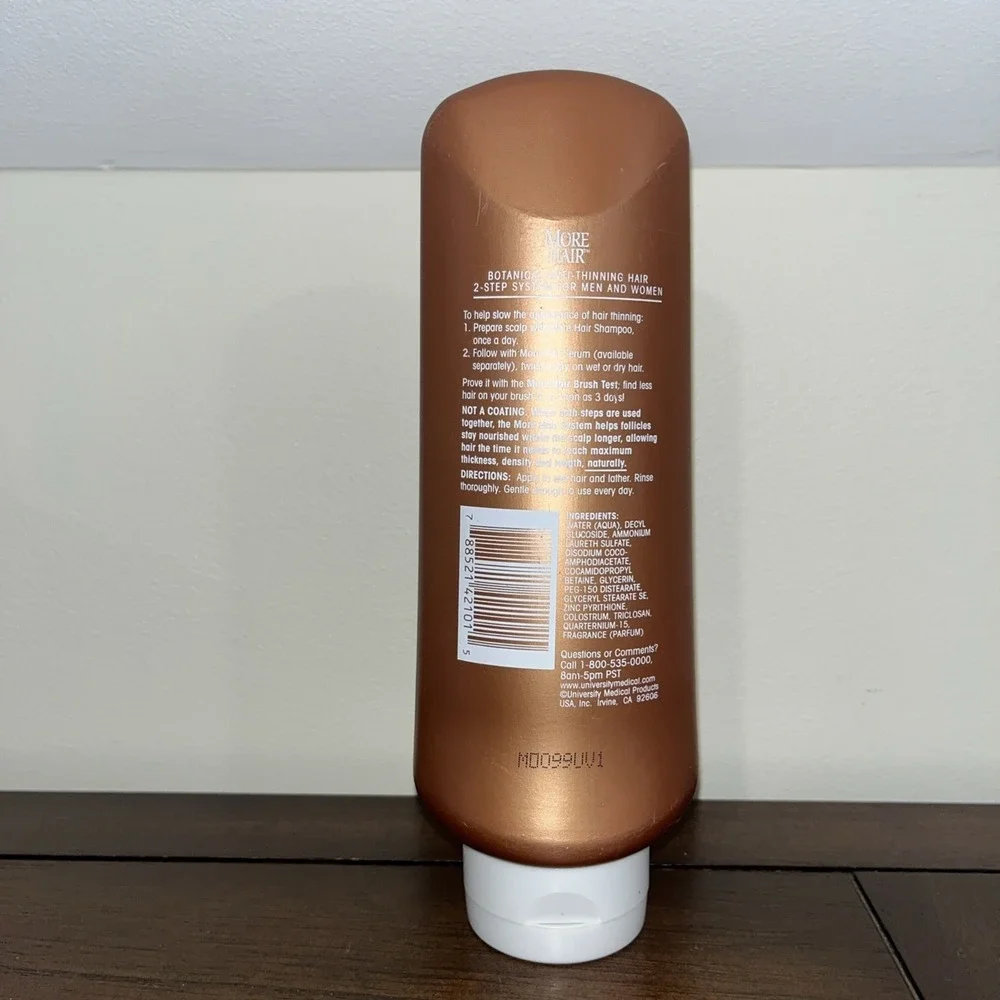 More Hair Anti-Thinning Hair Shampoo University Medical Discontinued HTF Vintage